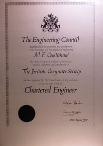 Chartered Engineer, Engineering Council
