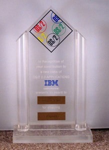 IBM OS/2 Award for PMPrintf IBM OS/2 Award for PMPrintf