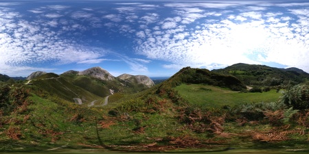 <b>360</b>×<b>180</b> Tornera to Llanes and the sea