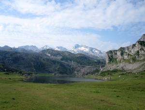Lago Ercina, Asturias, from North (3D-hh 2013)